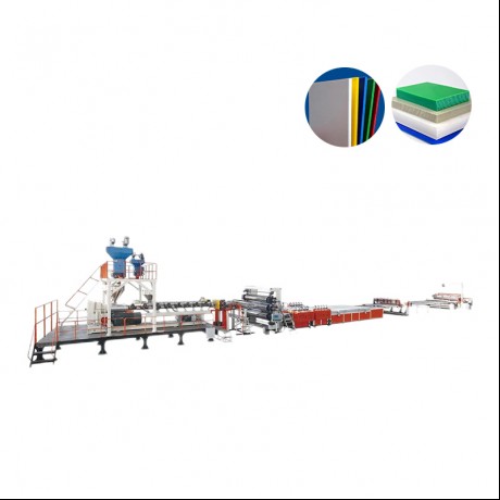 ፒፒ፣ ፒኢ፣ ኤቢኤስ፣ የ PVC ወፍራም ፕሌት ማስወጫ መስመር