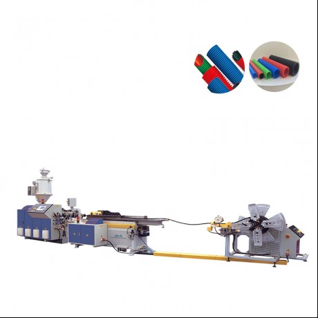 PA / PE / PP / PVC ነጠላ ግድግዳ, ባለ ሁለት ግድግዳ የተጣራ ቆርቆሮ ቧንቧ ማራዘሚያ መስመር
