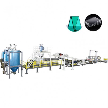 ፒሲ PMMA ኦፕቲክ ሉህ Extrusion መስመር