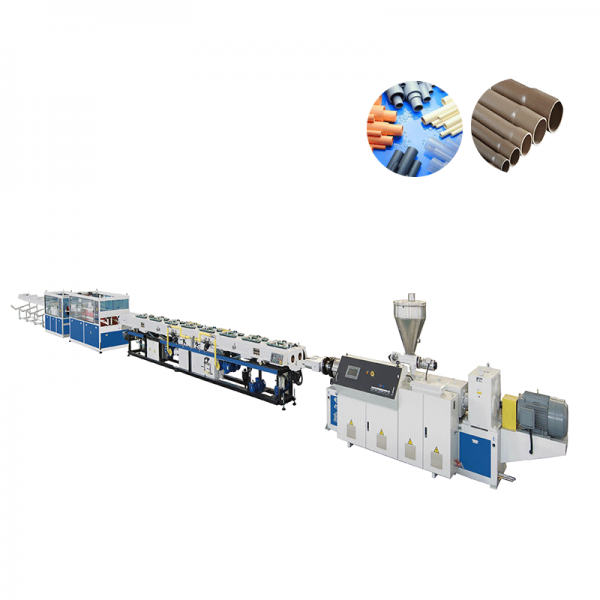 UPVC/CPVC ባለሁለት ፈትል ኤክስትረስ፣ ባለአራት ስትራንድ ማስወጫ መስመር